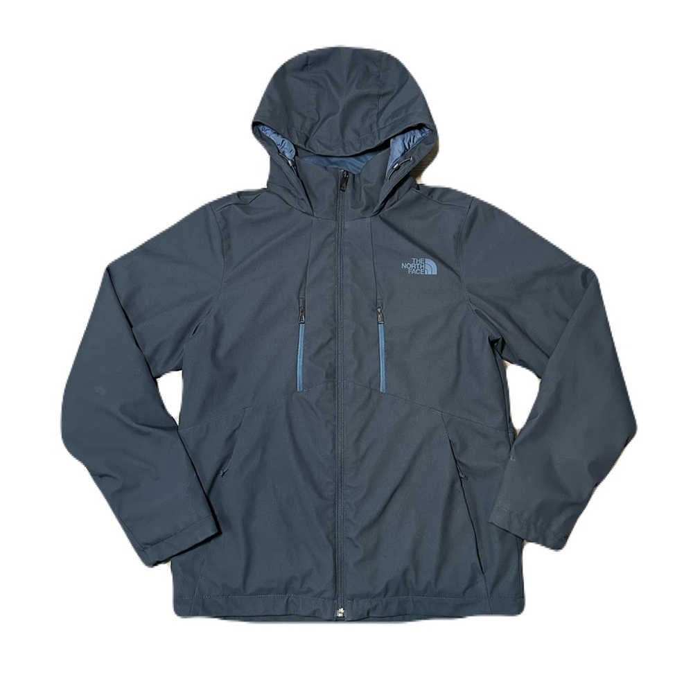 The North Face Apex Elevation Jacket Mens Small Navy Blue Primaloft Lined Hood